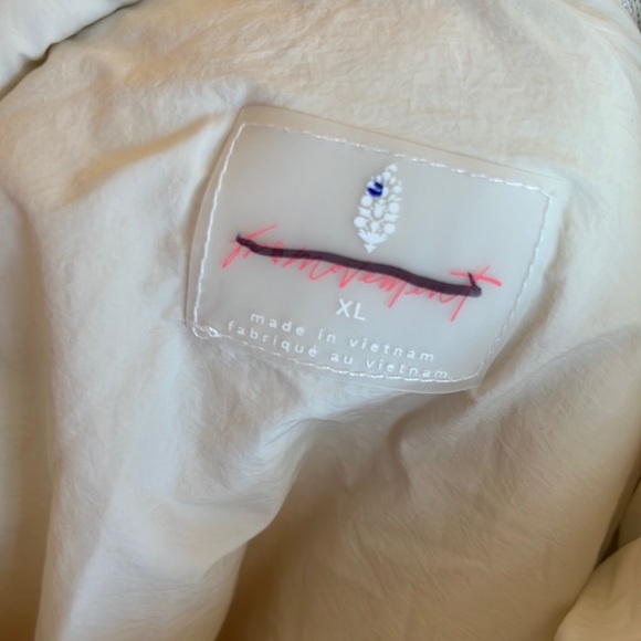 Free People Pippa Packable Puffer Jacket Size XL NWT $198  Cream - Picture 11 of 17